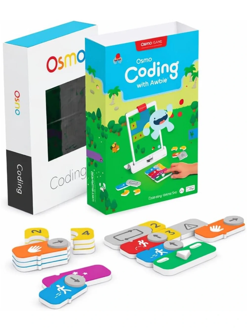 Osmo Coding Family Bundle, Ages 5-10+, Coding for Kids, 3 Games, iPad/Fire